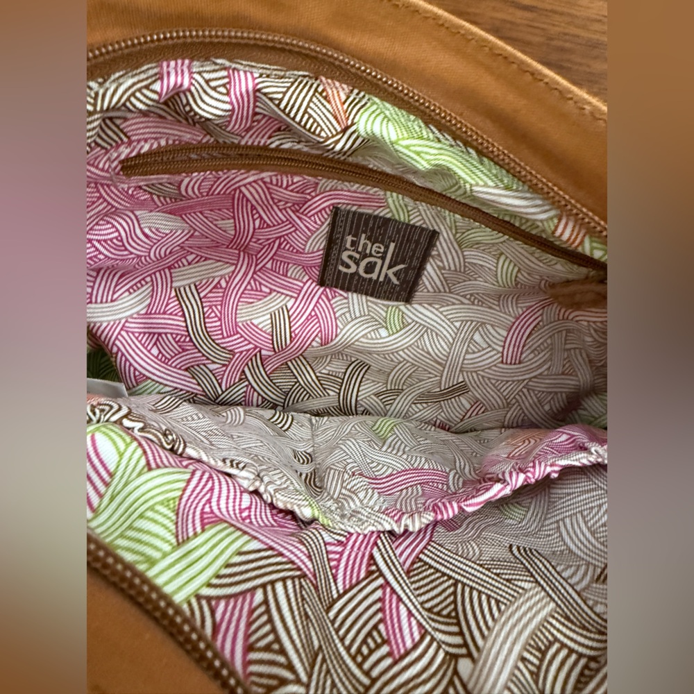 The Sak Kendra Hobo Bag in Grey, Gold and Brown - Picture 13 of 15